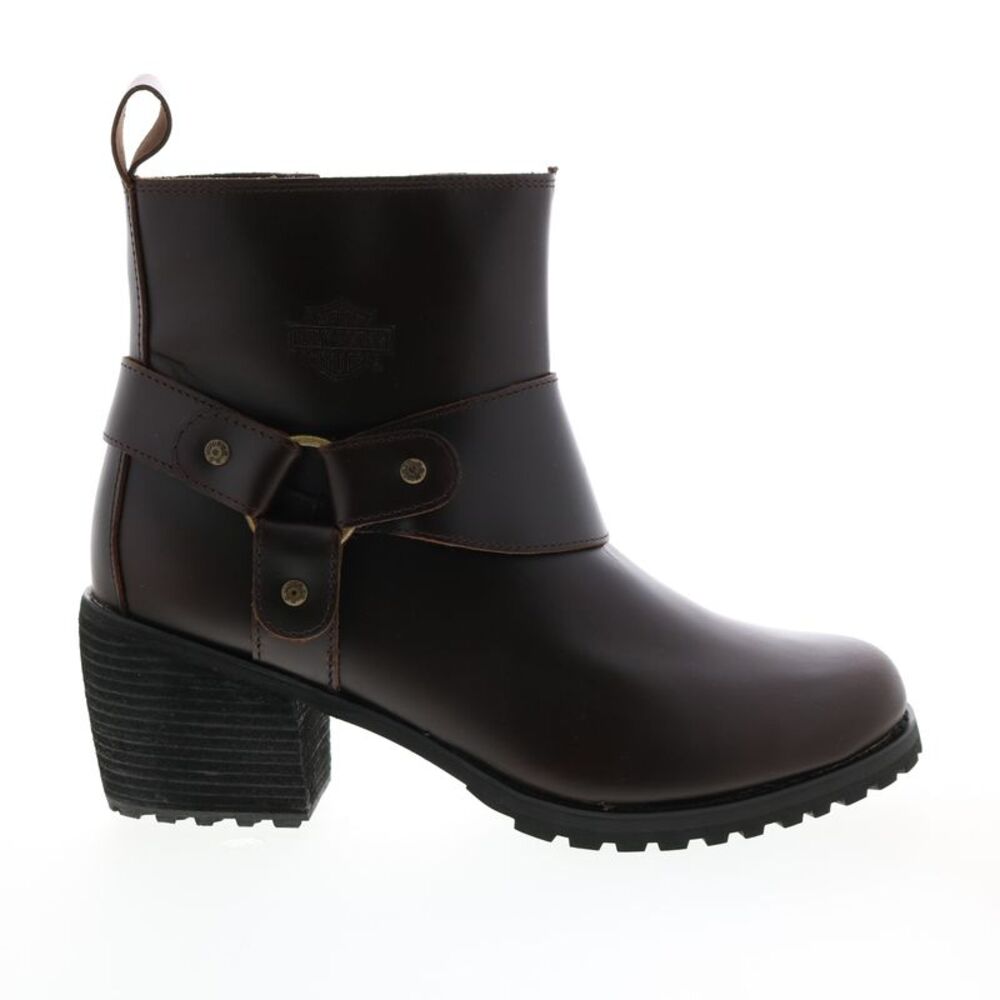 Harley-Davidson Womens Lalanne Harness Brown Boots (NWT)